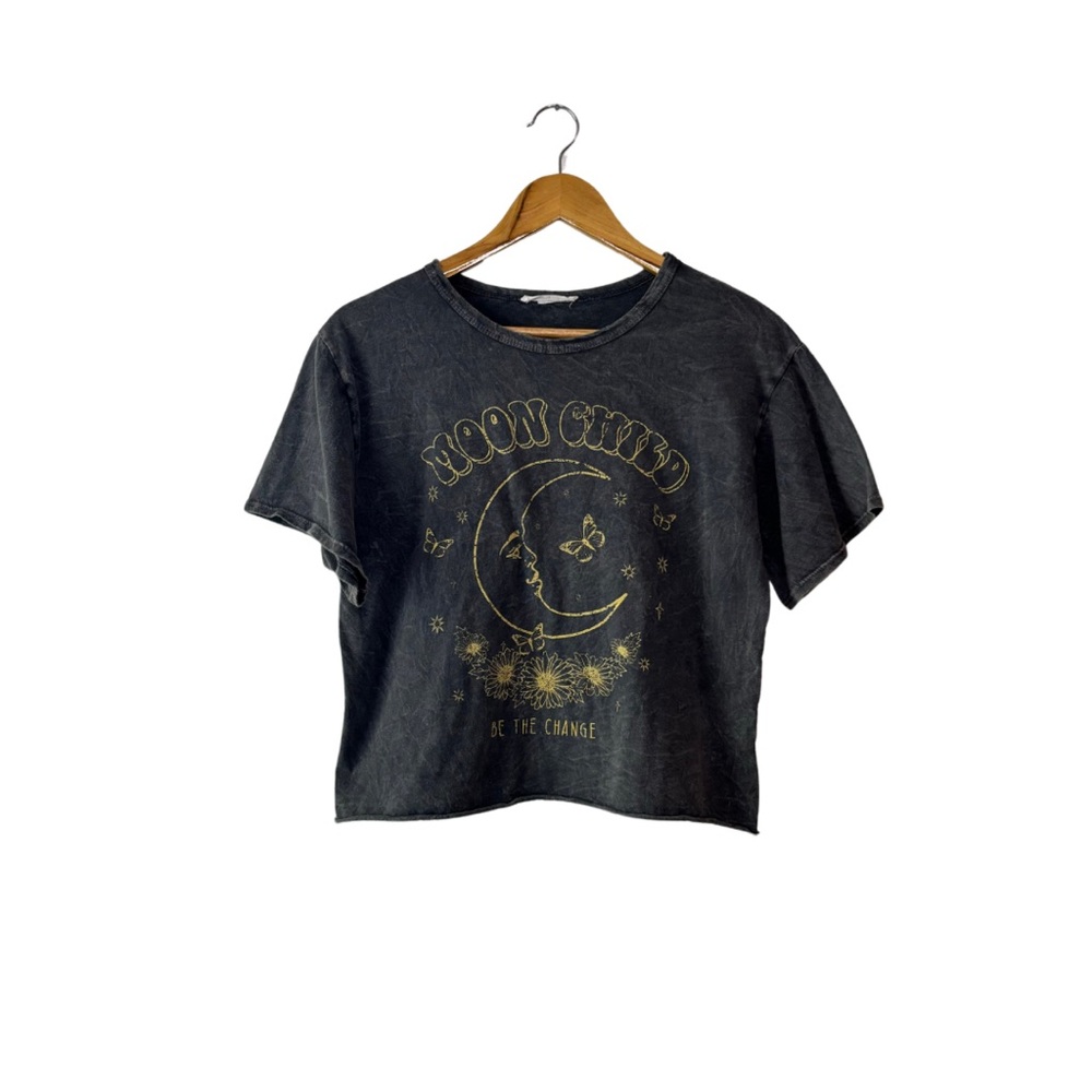 Caution to the Wind Moon Child Crop Top